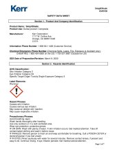 Simplishade Safety Data Sheet Sds Kerr Resources Kerr Dental