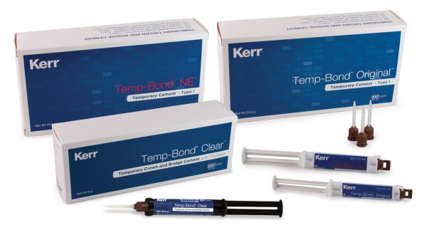 Image of Kerr TempBond boxes and product