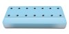 14-Hole Rectangular Bur Block - Sky Blue