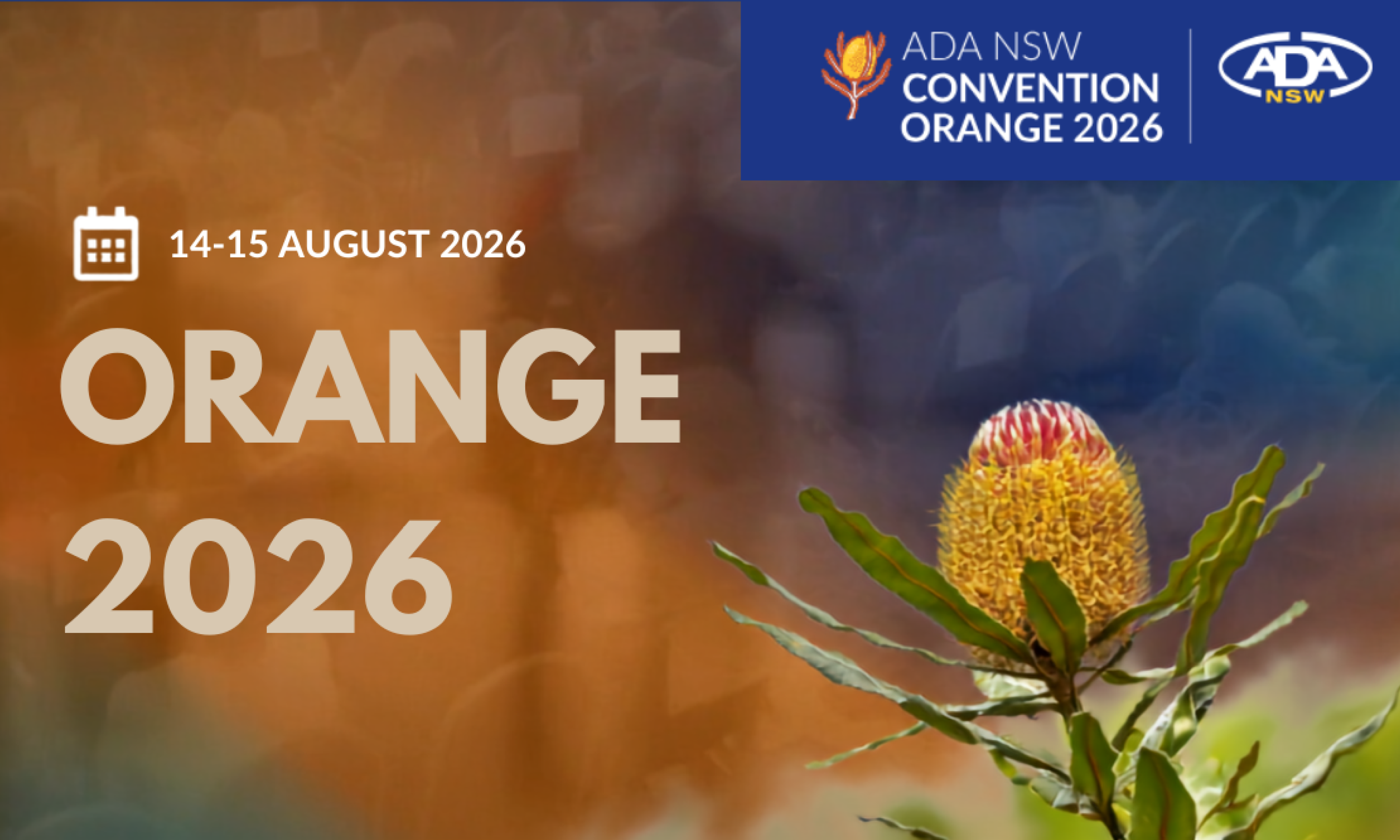 ADA NSW Convention Orange 2026
